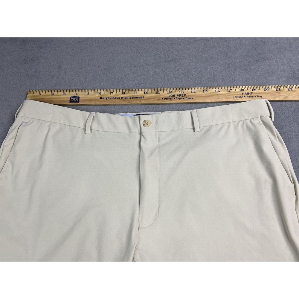 Peter Millar Crown Crafted Shorts Men 40 Beige Stealth Performance Golf Classic - Picture 4 of 9
